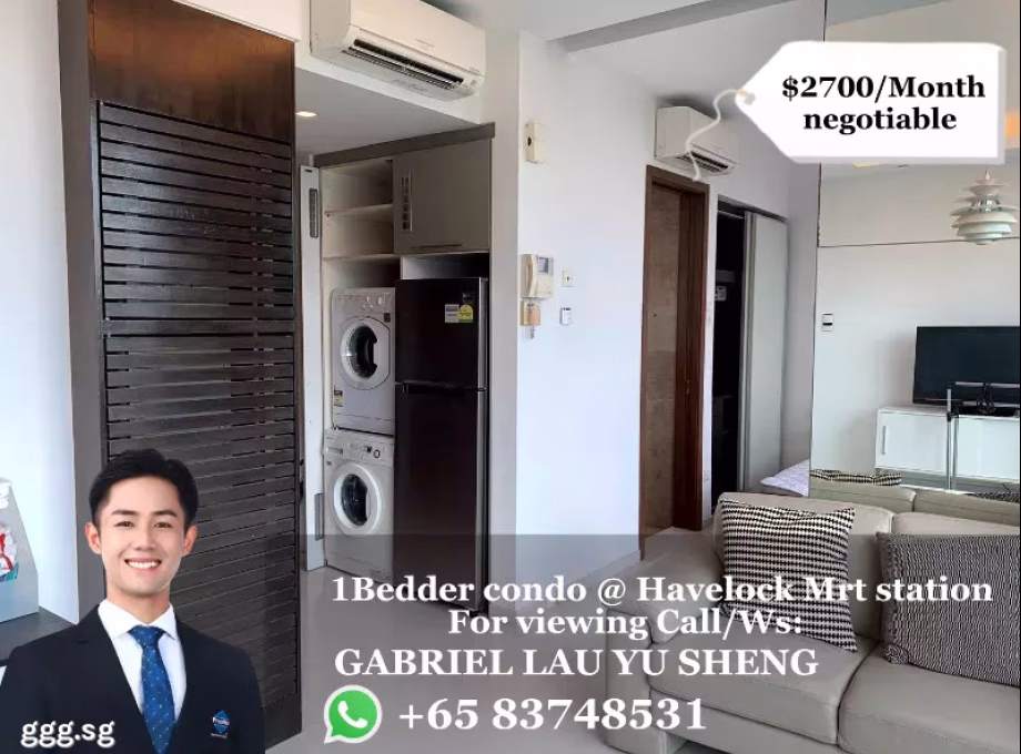 整套出租 • 西部群岛 •  Tribeca By The Waterfront • S$2700 • 共管公寓 • 527ft² / 48m² 照片