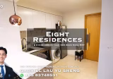 整套出租 • 博物馆 •  Eight Riversuites • S$2600 • 共管公寓 • 481ft² / 44m²