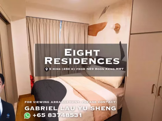 整套出租 • 博物馆 •  Eight Riversuites • S$2600 • 共管公寓 • 481ft² / 44m² 照片