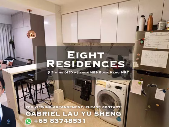 整套出租 • 博物馆 •  Eight Riversuites • S$2600 • 共管公寓 • 481ft² / 44m² 照片