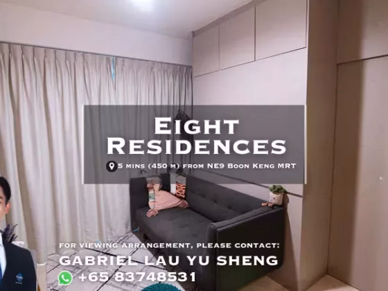 整套出租 • 博物馆 •  Eight Riversuites • S$2600 • 共管公寓 • 481ft² / 44m² 照片