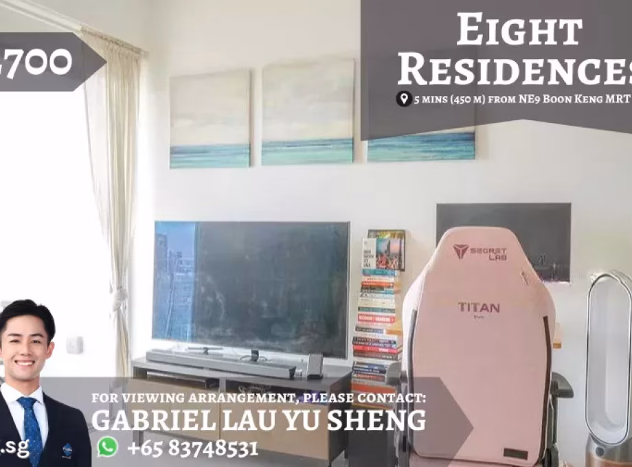 整套出租 • 博物馆 •  Eight Riversuites • S$2700 • 共管公寓 • 489ft² / 45m² 照片