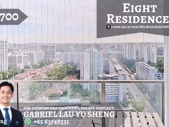 整套出租 • 博物馆 •  Eight Riversuites • S$2700 • 共管公寓 • 489ft² / 45m² 照片