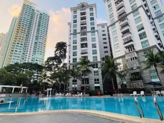 单间出租 • 金文泰 •  Emerald Park • S$1200 • 共管公寓 • 普通房 照片