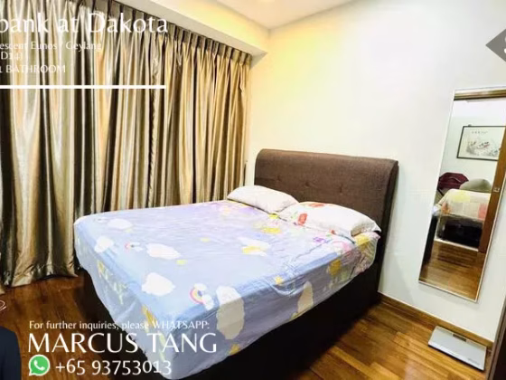 整套出租 • 欧南 •  Waterbank At Dakota • S$2950 • 共管公寓 • 563ft² / 52m² 照片