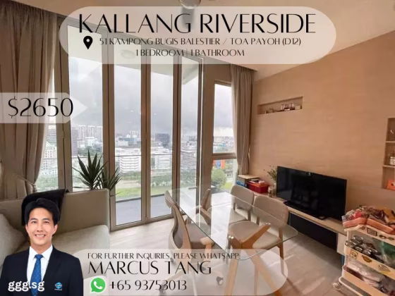 整套出租 • 博物馆 •  Kallang Riverside • S$2650 • 共管公寓 • 486ft² / 45m² 照片