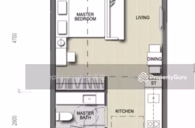整套出租 • 梧槽 •  North Park Residences • S$3300 • 住宅公寓 • 431ft² / 40m²