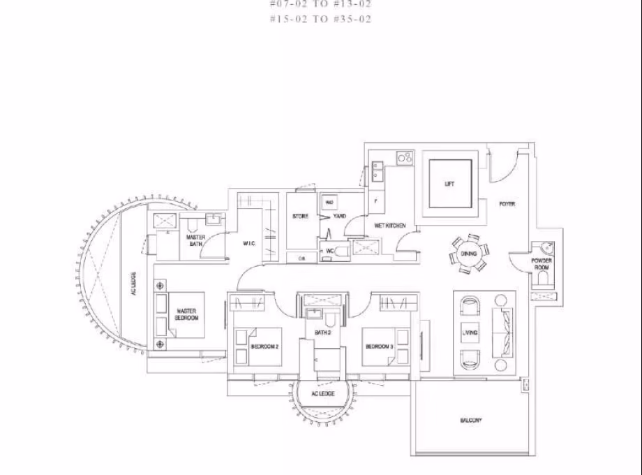 房屋出售 • 登加 •  Klimt Cairnhill • S$4920000 • 住宅公寓 • 1432ft² / 133m² 照片