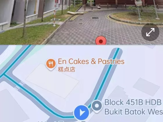 单间出租 • 武吉巴督 • 451B Bukit Batok West Avenue 6 • S$950 • 3房(2臥室) • 普通房 照片