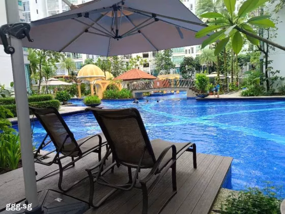 单间出租 • 林厝港 •  The Lakeshore • S$1800 • 共管公寓 • 主人房 照片