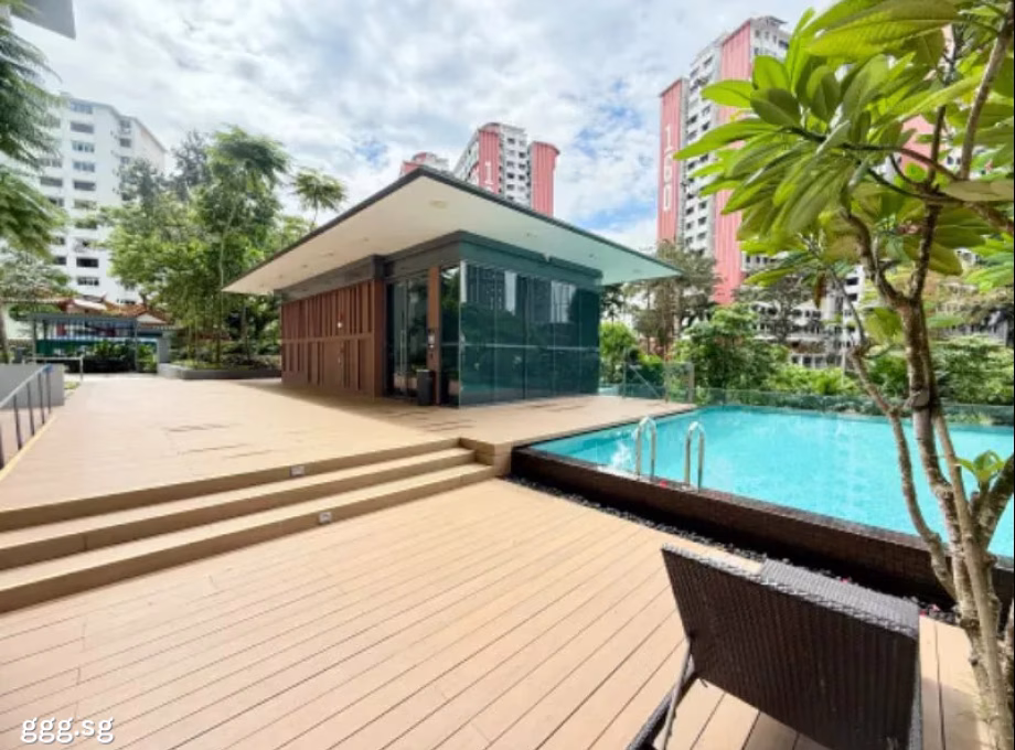 单间出租 • 蔡厝港 •  Stirling Residences • S$2600 • 住宅公寓 • 主人房 照片