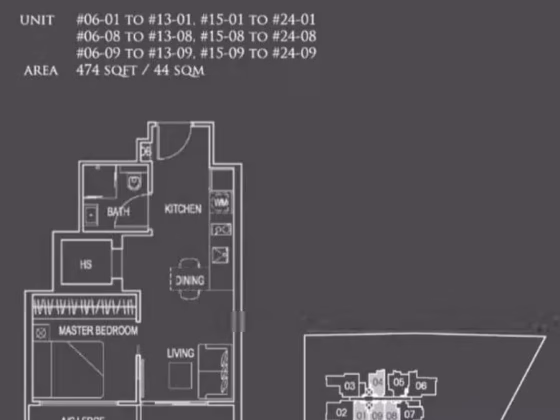 整套出租 • 纽顿 •  26 Newton • S$3500 • 共管公寓 • 474ft² / 44m² 照片