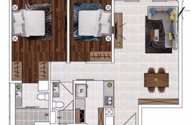 整套出租 • 林厝港 •  The Centris • S$5200 • 住宅公寓 • 