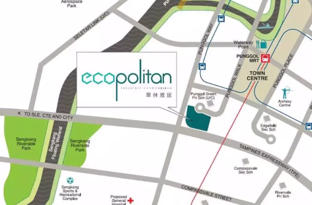 单间出租 • 樟宜 •  Ecopolitan • S$950 • 共管公寓 • 普通房