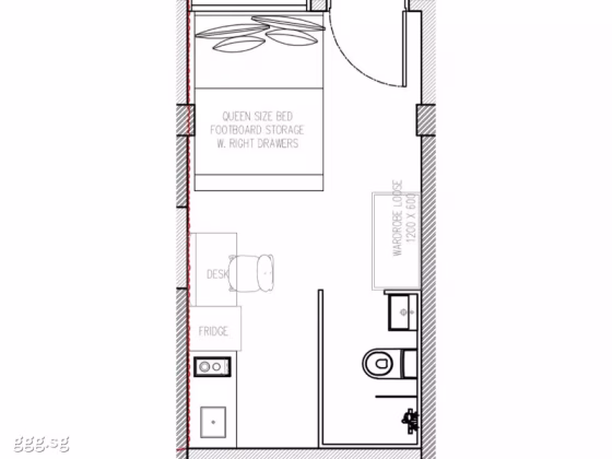 单间出租 • 登加 • BUKIT TIMAH ROAD (259697) • S$2600 • 双拼别墅 • 主人房 照片