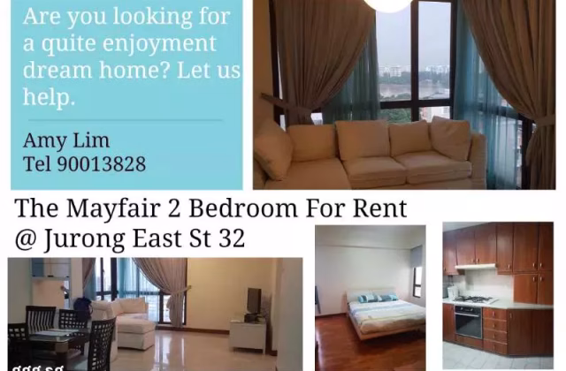 整套出租 • 巴耶利峇 •  The Mayfair • S$4000 • 共管公寓 • 947ft² / 87m²