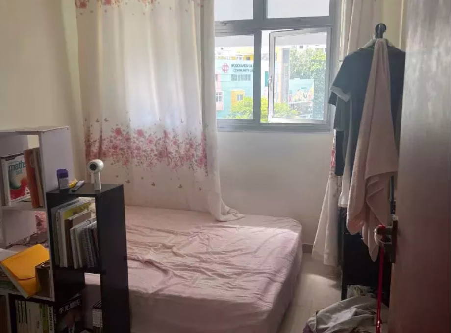 单间出租 • 三巴旺 • 693A Woodlands Avenue 6 • S$750 • 3房(2臥室) • 普通房 照片