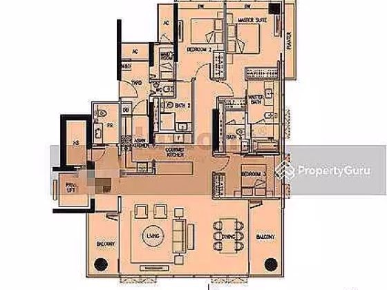 房屋出售 • 兀兰 •  Gramercy Park • S$6900000 • 共管公寓 • 1970ft² / 183m² 照片