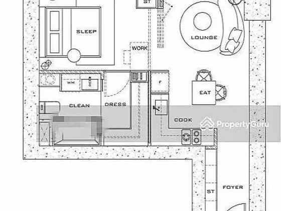 房屋出售 • 淡滨尼 •  The Sail @ Marina Bay • S$1320000 • 住宅公寓 • 614ft² / 57m² 照片