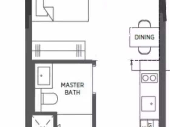 整套出租 • 欧南 •  Parc Esta • S$3400 • 住宅公寓 • 420ft² / 39m² 照片