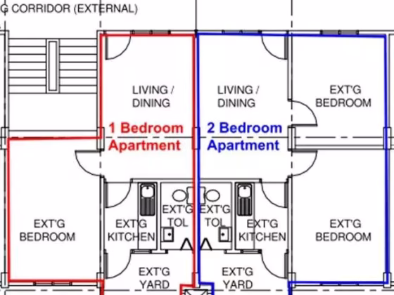 整套出租 • 林厝港 • JURONG WEST AVENUE 5 (649490) • S$1700 • 住宅公寓 • 430ft² / 39m² 照片