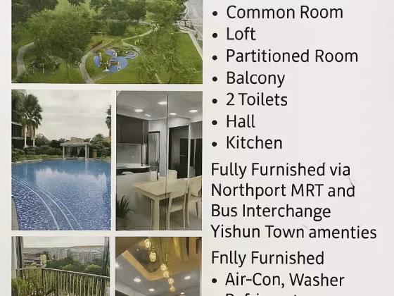 整套出租 • 梧槽 •  North Park Residences • S$4980 • 住宅公寓 • 1100ft² / 102m² 照片
