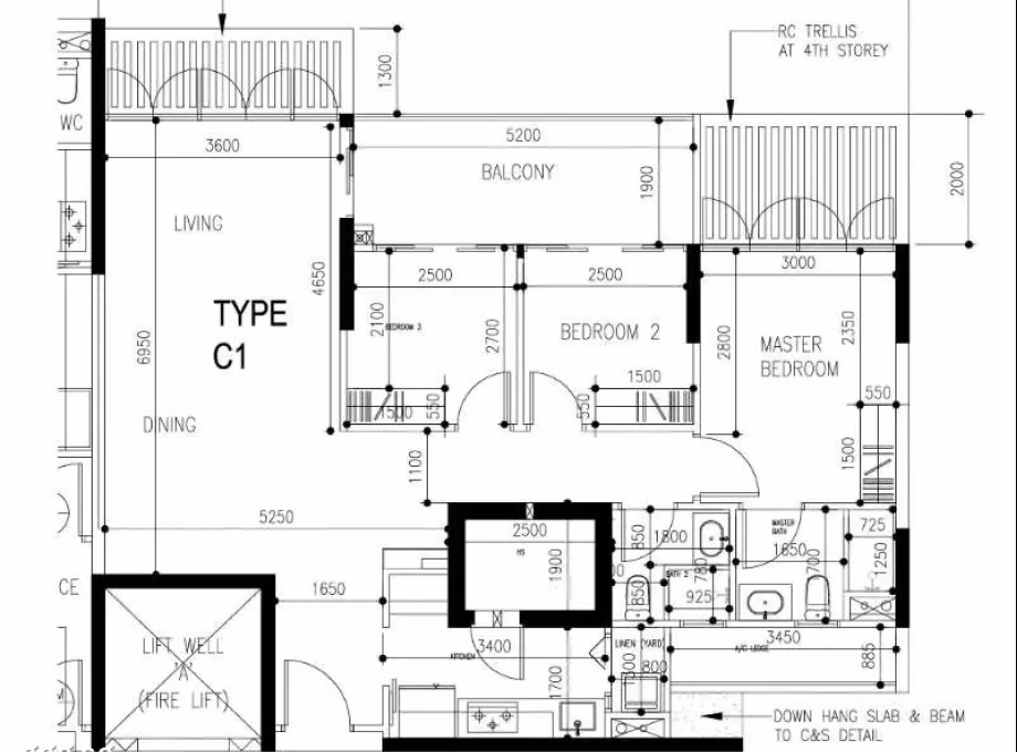整套出租 • 三巴旺 •  Forestville • S$4300 • 共管公寓 • 1098ft² / 102m² 照片