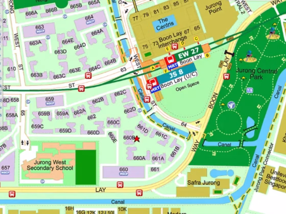 单间出租 • 林厝港 • 660D Jurong West Street 64 • S$1050 • 4房(3臥室) • 普通房 照片