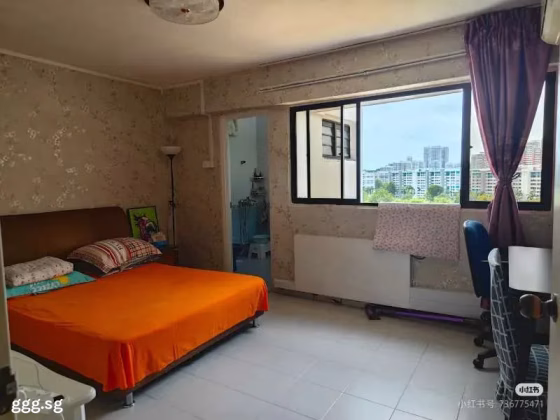 单间出租 • 武吉班让 • 103 Clementi Street 14 • S$1500 • 3房(2臥室) • 主人房 照片