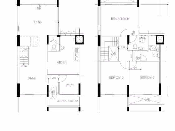 房屋出售 • 马林百列 • 21 Joo Seng Road • S$1383333 • 执行组屋 • 1636ft² / 151m² 照片