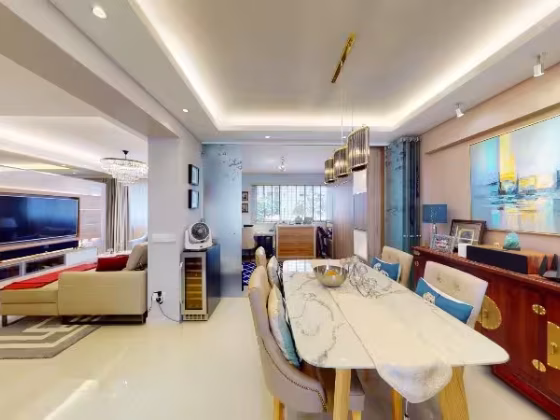 整套出租 • 欧南 • 43A Sims Drive • S$4200 • 4房(3臥室) • 1119ft² / 103m² 照片
