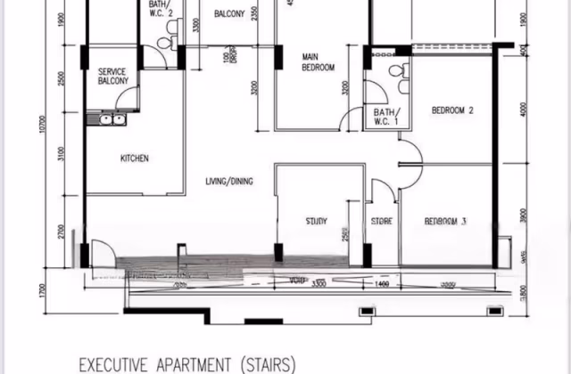 房屋出售 • 三巴旺 • 357 Woodlands Avenue 5 • S$900000 • 执行组屋 • 1549ft² / 143m²