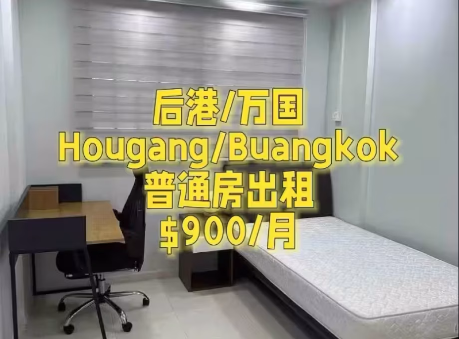 单间出租 • 新加坡河 • 553 Hougang Street 51 • S$900 • 4房(3臥室) • 普通房 照片