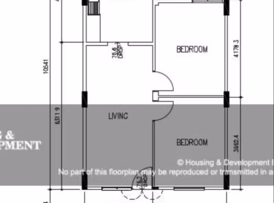 房屋出售 • 博物馆 • 65 Kallang Bahru • S$450000 • 3房(2臥室) • 680ft² / 63m² 照片