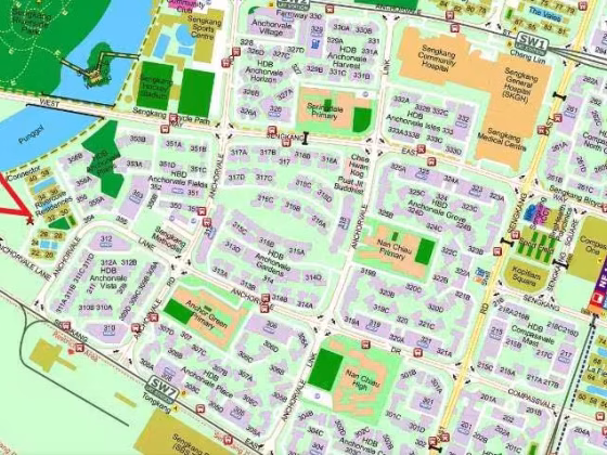 单间出租 • 碧山 •  Rivercove Residences • S$1500 • 共管公寓 • 普通房 照片