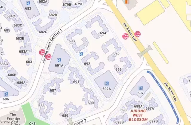 单间出租 • 林厝港 • 258 Boon Lay Drive • S$800 • 5房(4臥室) • 普通房