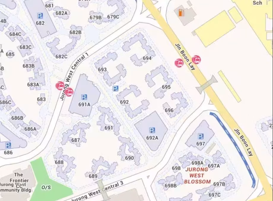 单间出租 • 林厝港 • 258 Boon Lay Drive • S$800 • 5房(4臥室) • 普通房 照片