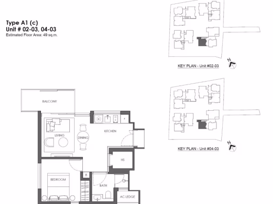 房屋出售 • 诺维娜 •  10 Evelyn • S$1500000 • 住宅公寓 • 581ft² / 53m² 照片