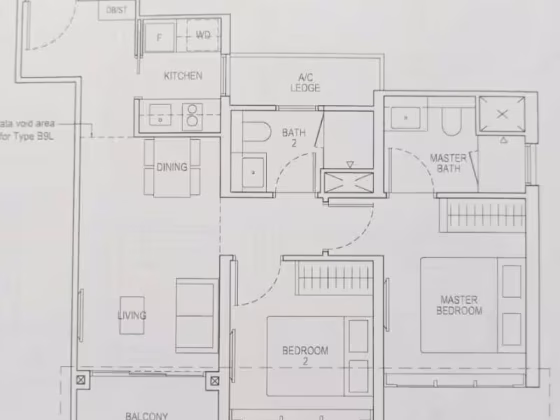 房屋出售 • 勿洛 •  Irwell Hill Residences • S$2338000 • 住宅公寓 • 678ft² / 62m² 照片