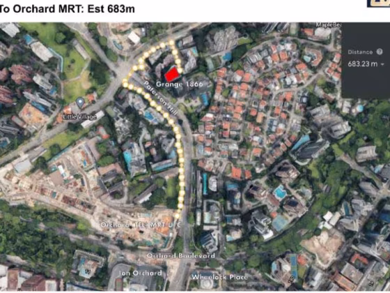 房屋出售 • 里峇峇利 •  Grange 1866 • S$2618000 • 住宅公寓 • 764ft² / 70m² 照片