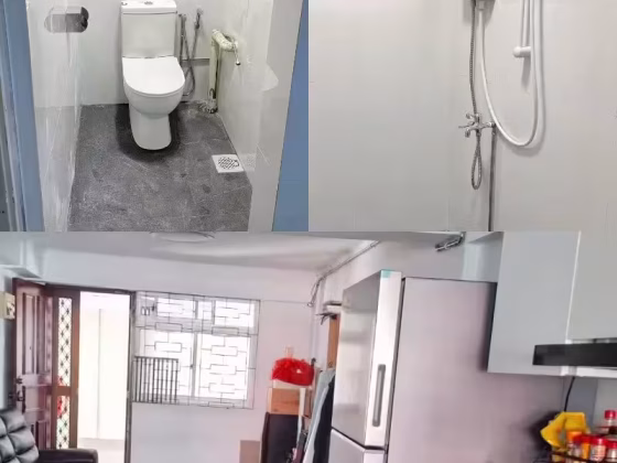 单间出租 • 金文泰 • 128 Bukit Merah View • S$750 • 3房(2臥室) • 佣人房 照片