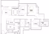 整套出租 • 宏茂桥 •  Stratum • S$4599 • 住宅公寓 • 1302ft² / 120m²