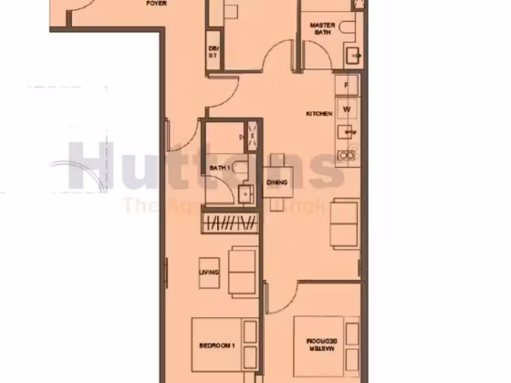 整套出租 • 博物馆 •  Lavender Residence • S$5200 • 共管公寓 • 990ft² / 91m² 照片