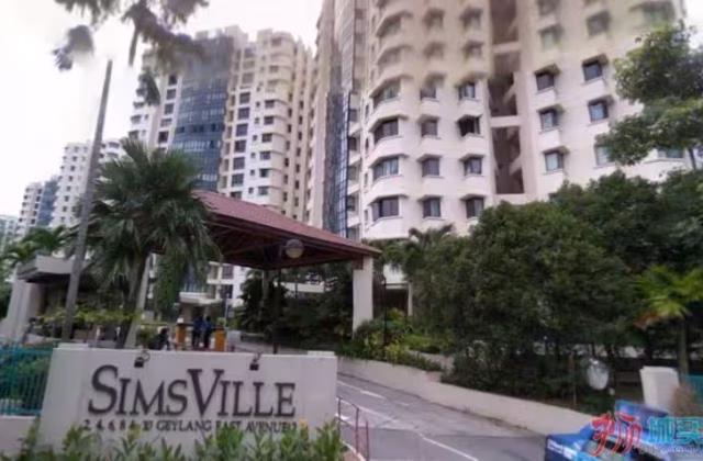 单间出租 • 芽笼 •  Simsville • S$1200 • 共管公寓 • 普通房