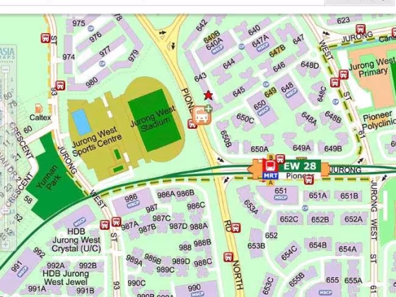 单间出租 • 裕廊西 • 986B Jurong West Street 93 • S$950 • 3房(2臥室) • 普通房 照片