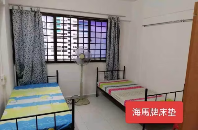 单间出租 • 兀兰 • 213 Marsiling Crescent • S$450 • 4房(3臥室) • 普通房