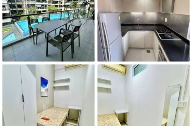 单间出租 • 芽笼 •  Atrium Residences • S$1200 • 住宅公寓 • 普通房